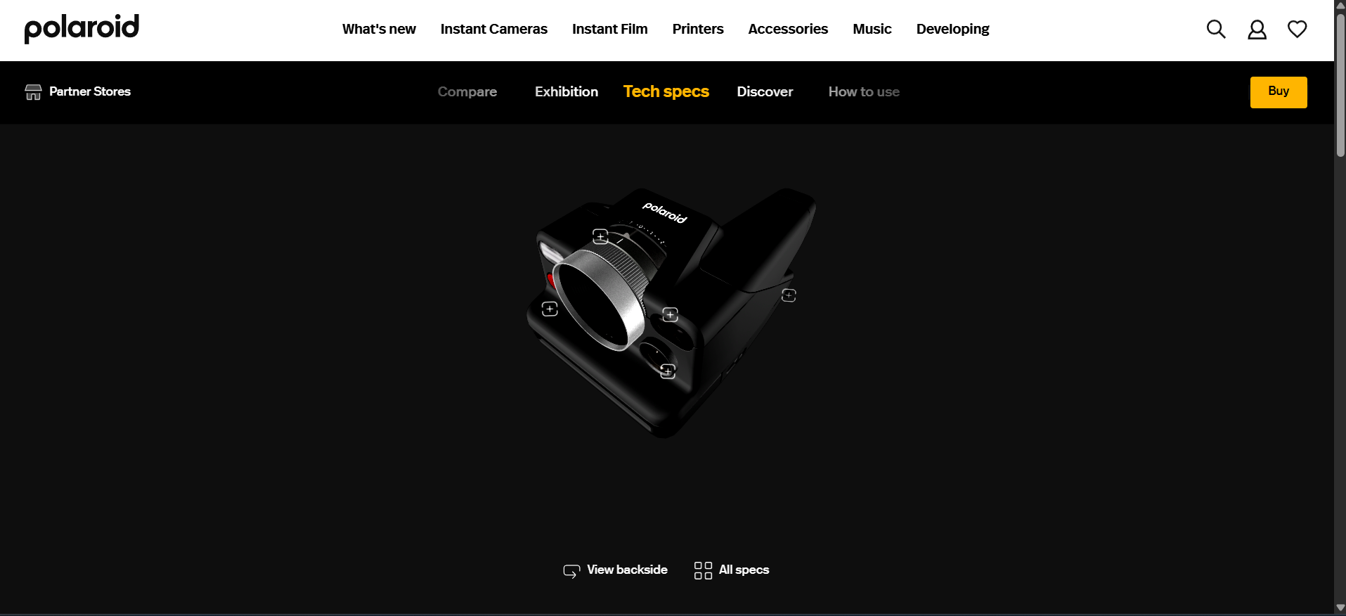 Polaroid i2 Microsite